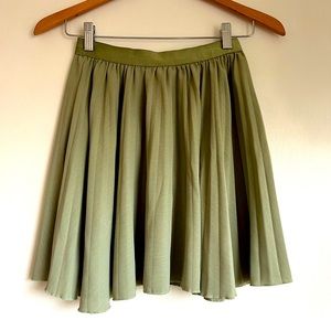 ❤️‍🔥SOLD❤️‍🔥 ✳️ Preppy Pleated Sea Green Skirt ✳️